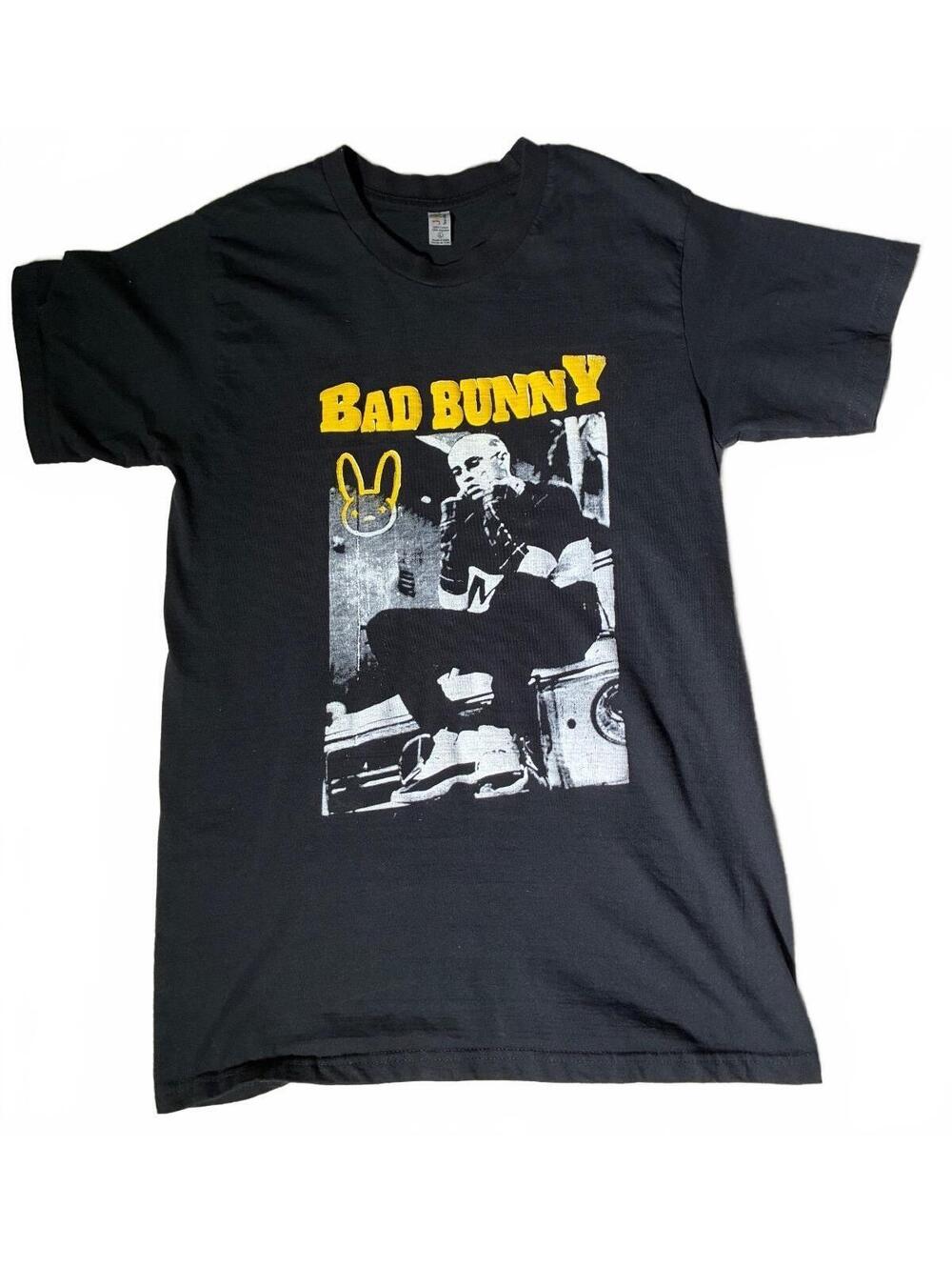 Bad Bunny 2018 Tour Shirt Mens S Black Ultimo Tour Del Murado Reggaeton Tee
